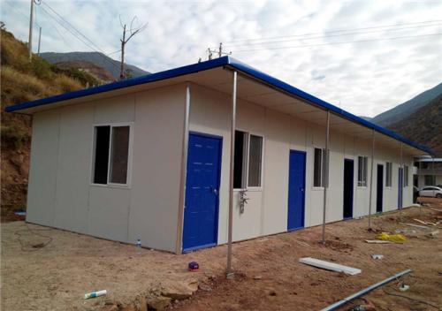 汕尾T式簡易單層活動房案例-云南老山邊界